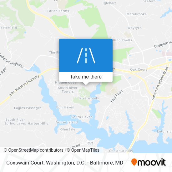 Coxswain Court map
