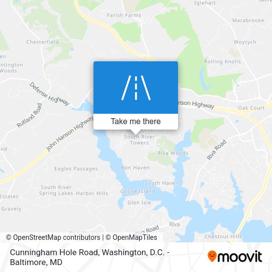 Mapa de Cunningham Hole Road