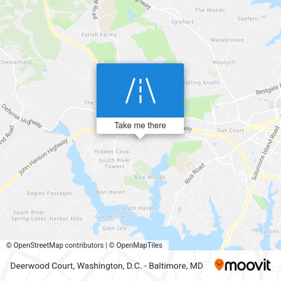 Mapa de Deerwood Court