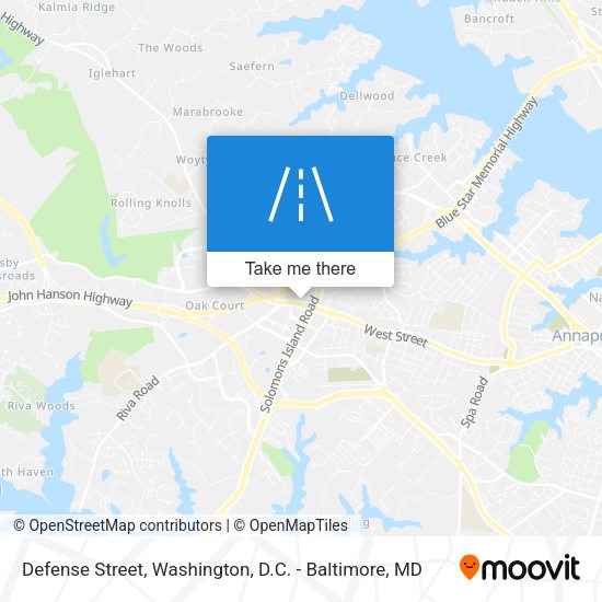 Defense Street map
