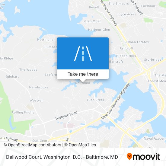 Mapa de Dellwood Court
