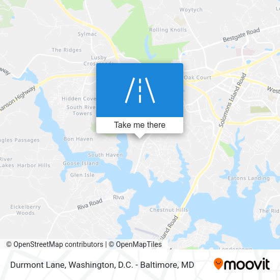 Durmont Lane map