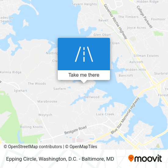 Epping Circle map