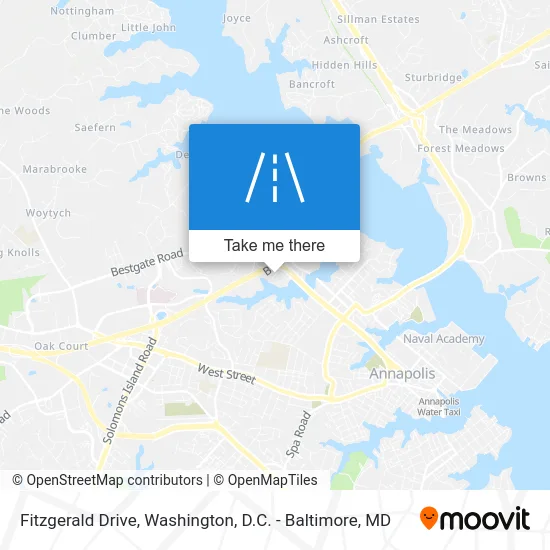 Fitzgerald Drive map
