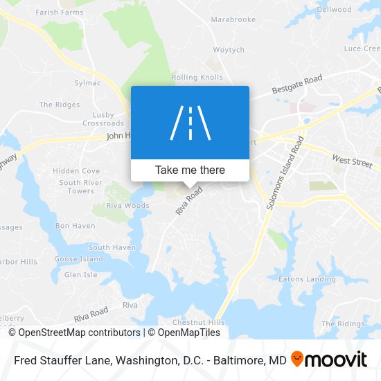 Fred Stauffer Lane map