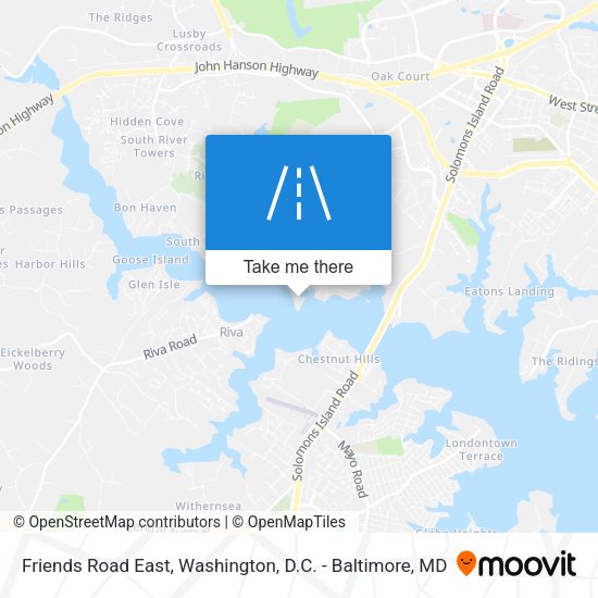 Friends Road East map