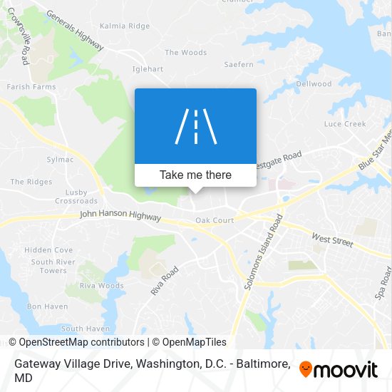 Gateway Village Drive map