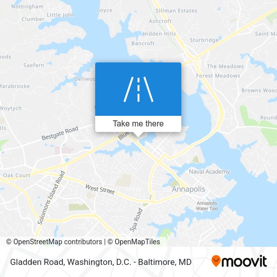 Gladden Road map