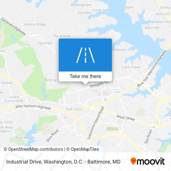 Industrial Drive map