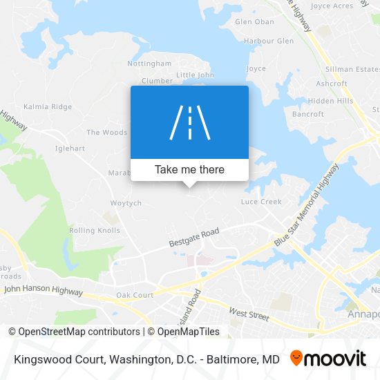 Kingswood Court map