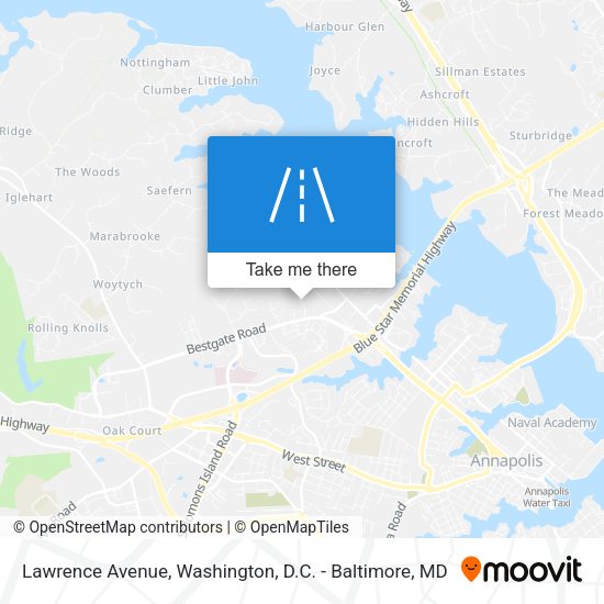 Lawrence Avenue map