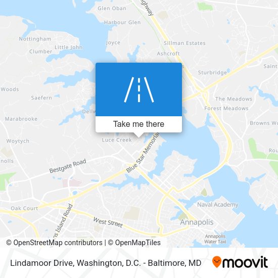 Lindamoor Drive map