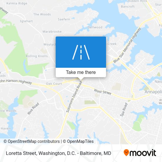 Loretta Street map