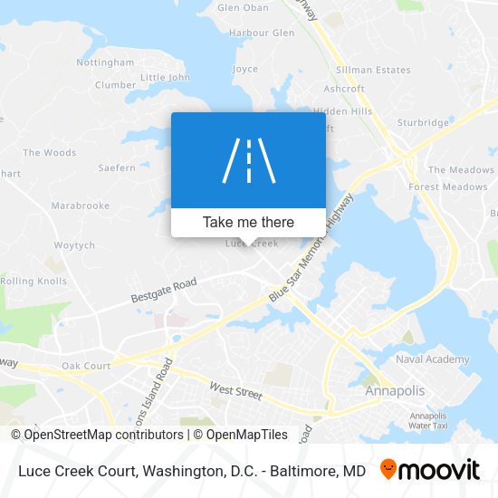 Luce Creek Court map