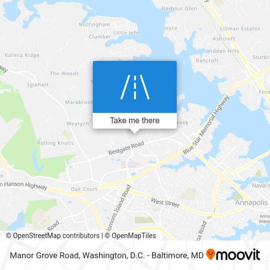 Mapa de Manor Grove Road
