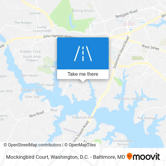 Mockingbird Court map
