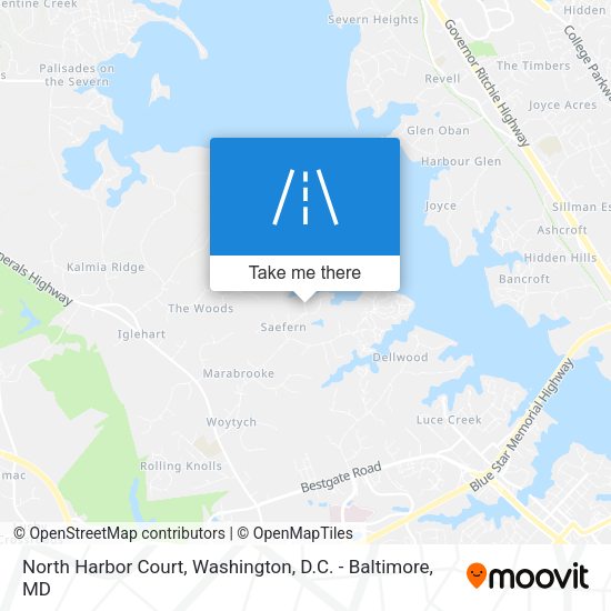 North Harbor Court map