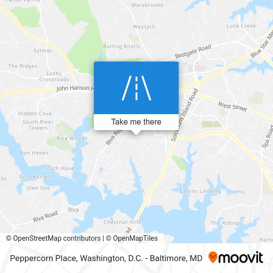 Mapa de Peppercorn Place