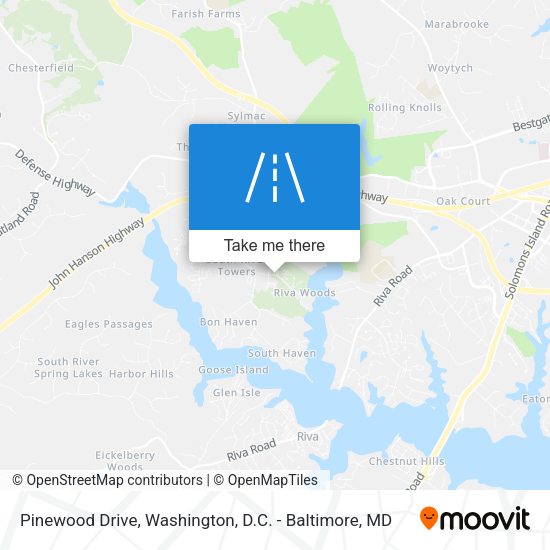 Mapa de Pinewood Drive