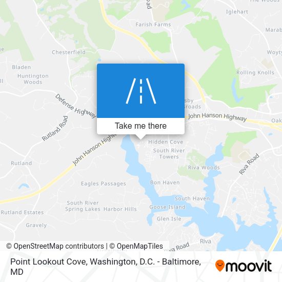 Mapa de Point Lookout Cove