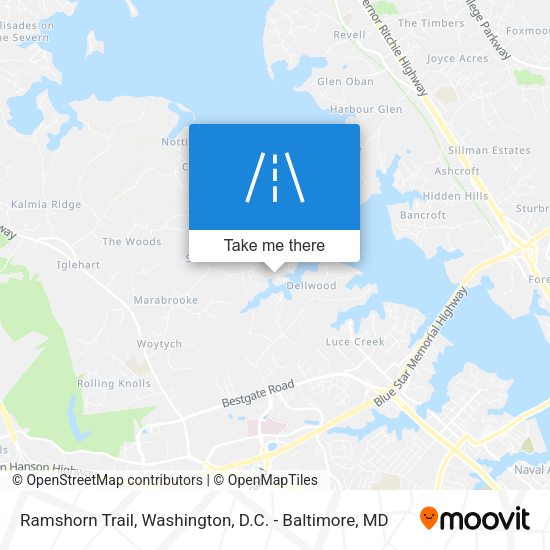 Mapa de Ramshorn Trail