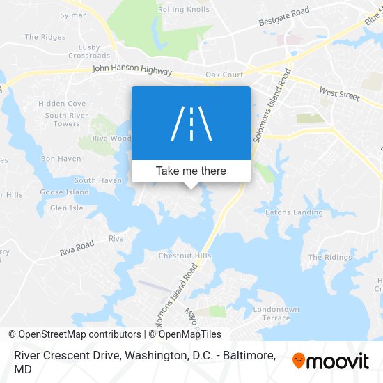 River Crescent Drive map