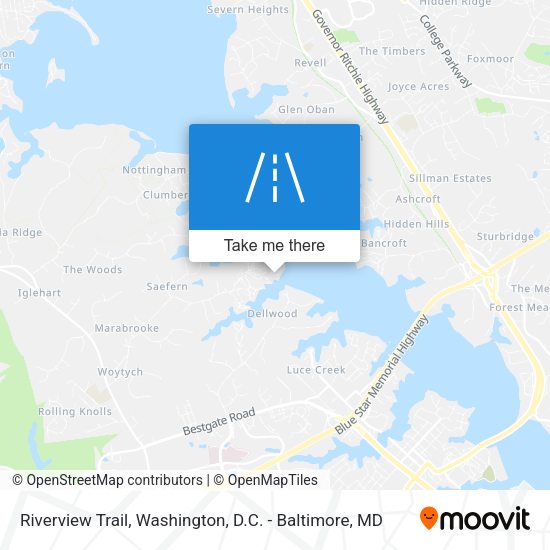 Riverview Trail map