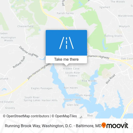 Running Brook Way map