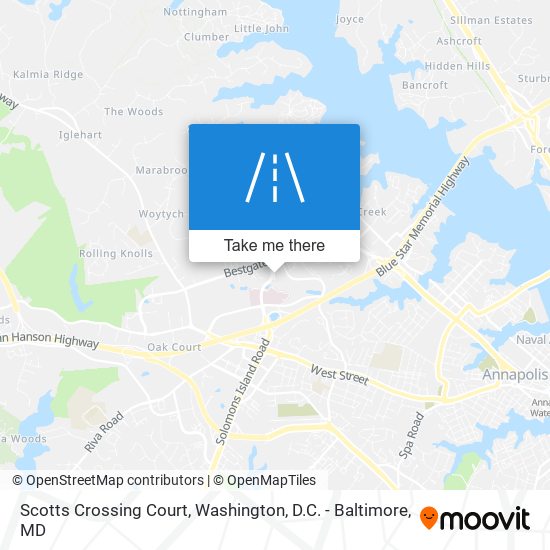 Scotts Crossing Court map