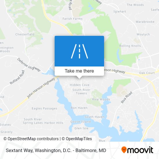 Sextant Way map