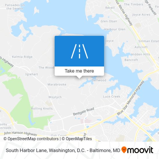 South Harbor Lane map