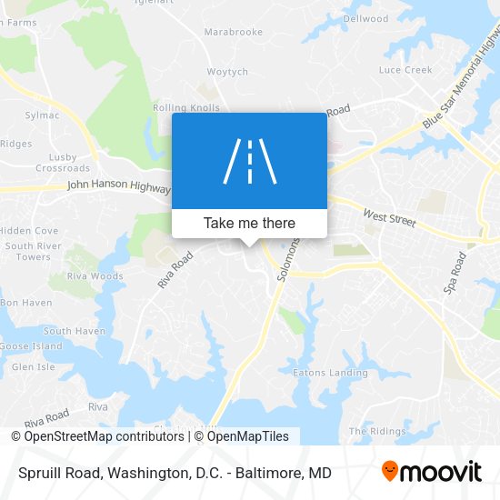 Mapa de Spruill Road