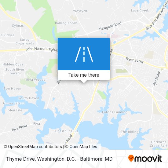 Thyme Drive map