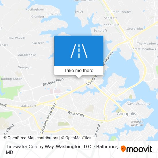 Mapa de Tidewater Colony Way