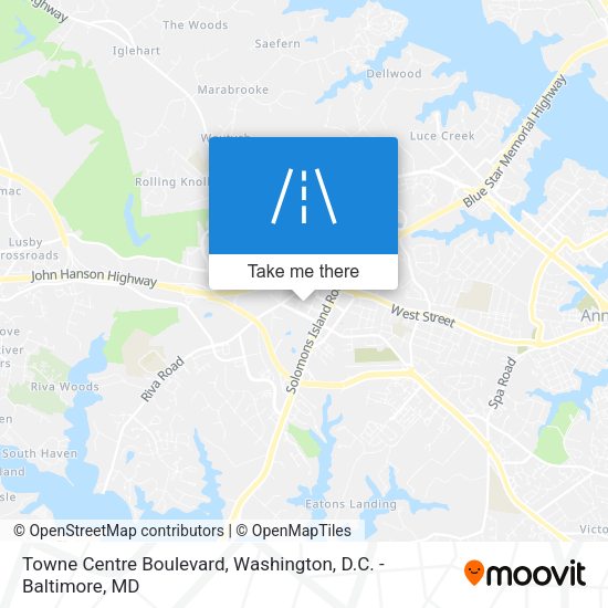 Towne Centre Boulevard map