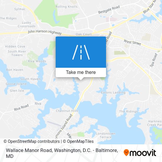 Wallace Manor Road map