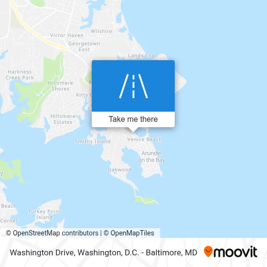 Washington Drive map