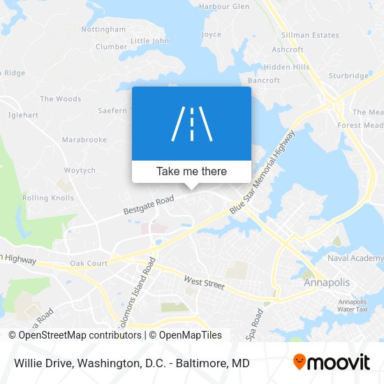 Willie Drive map