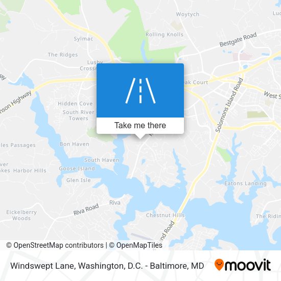 Mapa de Windswept Lane