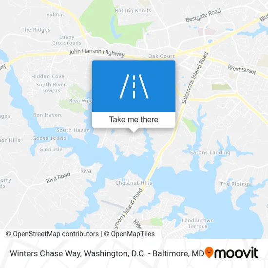 Winters Chase Way map