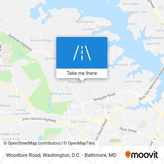 Woodlore Road map