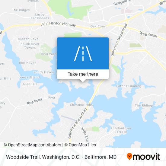 Woodside Trail map
