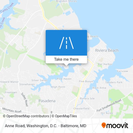 Mapa de Anne Road