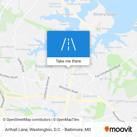 Arthall Lane map