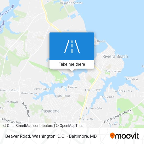 Beaver Road map