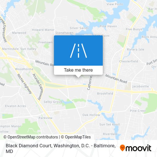 Black Diamond Court map