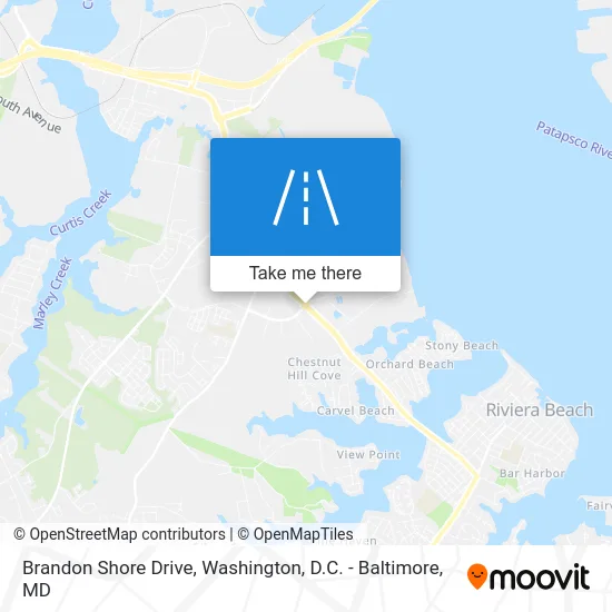 Brandon Shore Drive map