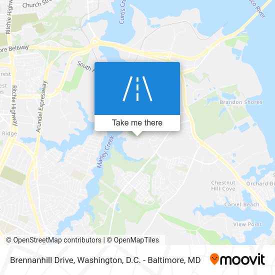 Mapa de Brennanhill Drive