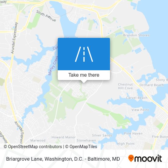 Mapa de Briargrove Lane
