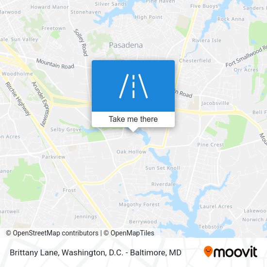 Brittany Lane map